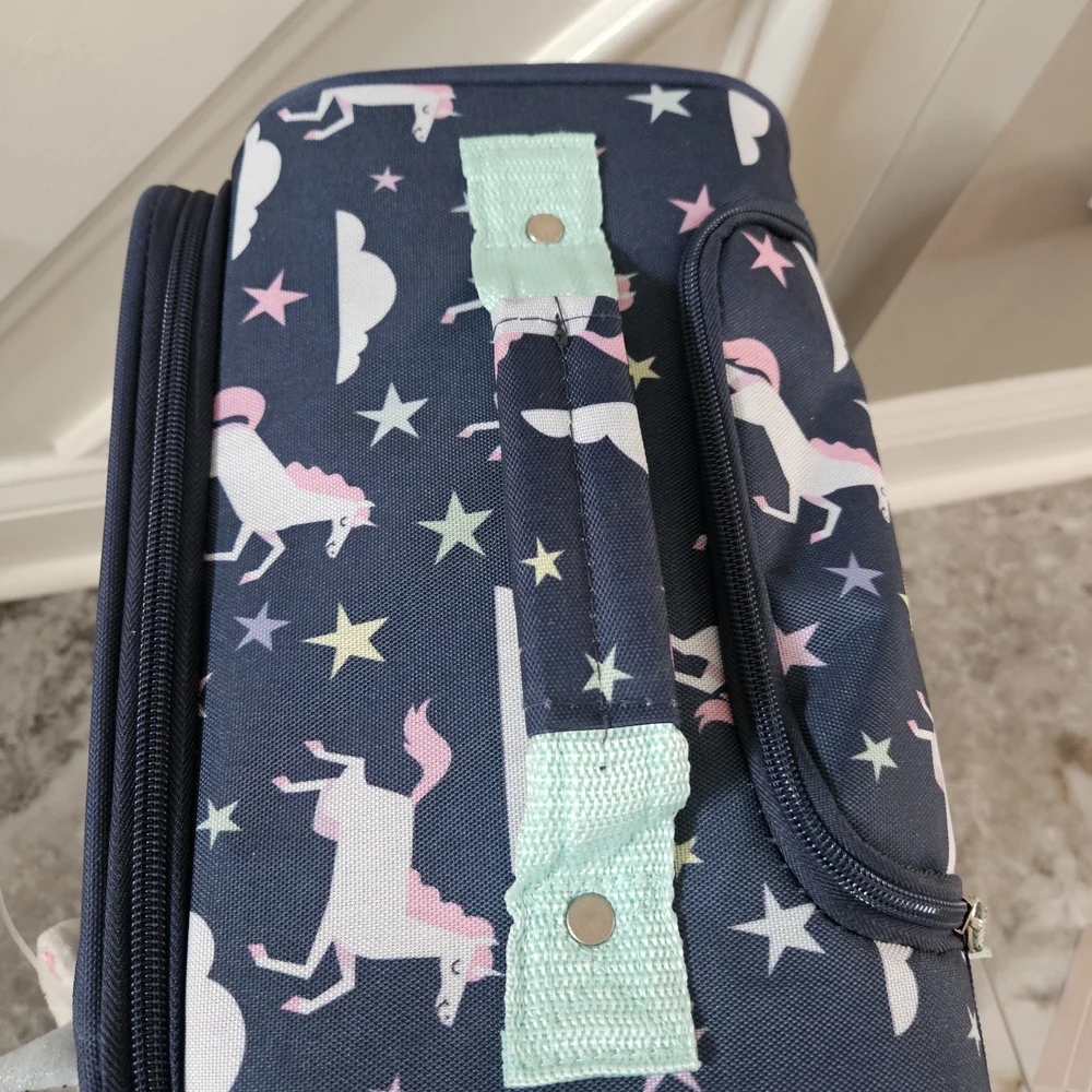 Kids Unicorn Carry On Rolling Luggage